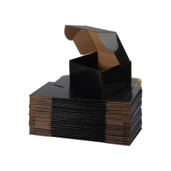 Black Packing Boxes 9x6x4