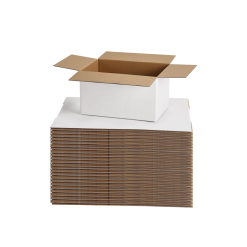 White Corrugated Cardboard Boxes 7x5x4