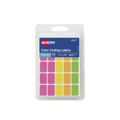 Avery Removable Color Coding Labels