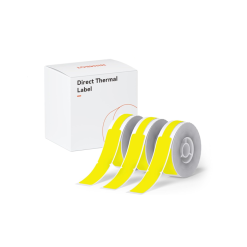 Label Maker Sticker Labels 12.5mm x 109mm (Yellow)